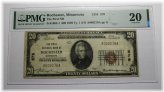 Rochester Minnesota $20 Banknote - Series 1929, Bill #579 VF20 PMG