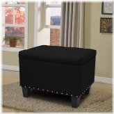 Tufted Lift-Top Storage Bench