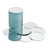 Reflective Craft Circles: 60 Pack 2-Inch Glass Mirrors for Wall Decor