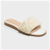 Jasmine Pearl Slide Sandals