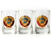 Russian Spirit Shot Glass Set