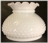 Opal Hobnail Glass Lamp Shade