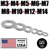 Titanium Grade 5 Flat Washers (DIN 125A)