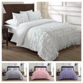 Waterfall Ruffled Bedding Set by Chezmoi Collection