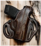Brown Leather Thumb Break Holster