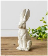 Hopper the Rustic Bunny - Handcrafted Resin Figurine