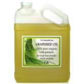 Organic Cold Pressed Grapeseed Oil by Dr. Adorable - 1 Gallon/7lb