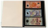 Leather Banknote Collection Album with 60 Pockets