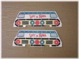 Lost in Space Robot Tread Sticker Set