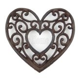 Heart Cast Iron Trivet