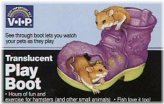 Translucent Hamster Play Boot by Vo-Toys