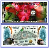 Island Blossom $10 Bill