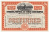 Pittsburgh Fort Wayne & Chicago Railway Stock Certificate (1919)