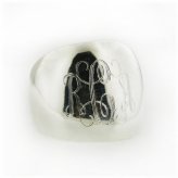 Personalized Sterling Silver Signet Ring