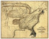 The Eagle Map of the United States - 1833 Edition