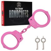 Steel Pink Heavy Duty Handcuffs