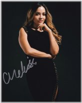 Melissa Santos Autographed Wrestling Portrait