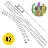 Pole Spike Kit for Feather Flags (2 Pack)