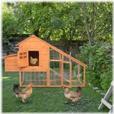 Two-Story Wooden Rabbit Hutch