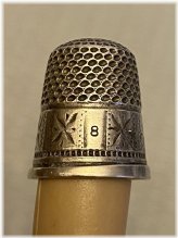 Starlight Sterling Thimble