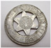 Vintage Lucky Star Coin - Valerie Adin 1958
