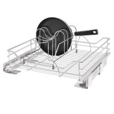 Chrome Wire Pull Out Drawer Basket - 22 Inch