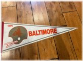 USFL Baltimore Stars Helmet Pennant