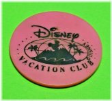 Florida Double Stamped Error Token - Disney Vacation Club 0001