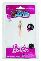 Miniature Retro Barbie in Black and White Swimwear