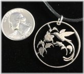 Jamaican Hummingbird Coin Pendant by Artisan Coinmon