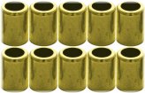 Brass Hose Ferrule Pack (10 Pieces)