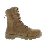 Brown Tactical Side-Zip Safety Toe Boots