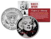 Iconic Marilyn Monroe Signature Half Dollar Coin Portrait