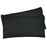 Black Travel Essentials Pouch Set