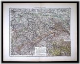 1901 Andrees Map of Saxony, Germany