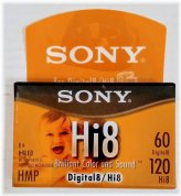 Sony Hi8/Digital8 Blank Video Cassette Tape
