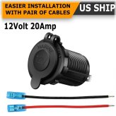 Waterproof 12V Power Plug for Car Electronics