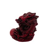 Red Dragon of Fortune Figurine