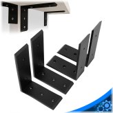 Steel L-Brackets for Countertops and Shelves