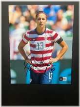 Alex Morgan Autographed 8x10 Photo with Beckett BAS COA