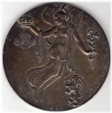 Belgian Bicentennial Silver Commemorative Medal by Rau