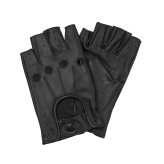 Swift Leather Fingerless Gloves for Men