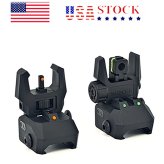 Foldable Iron Sights - Dual Fiber Optics Aiming System