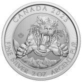 Sabre-Toothed Cat Silver Coin - 2023 Edition