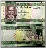 Newly Minted South Sudanese Banknote