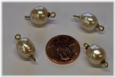 Baroque Pearl Connectors with Vintage Charm