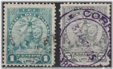 Resting Lion Stamps of Paraguay - 1906-07