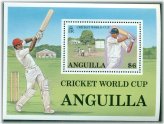 Anguilla Cricket World Cup Stamp #744, Mint Condition