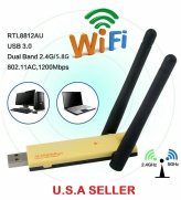 SwiftLink Dual-Band WiFi Adapter with Long-Range Antennas