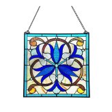 Floral Bell Tiffany Panel